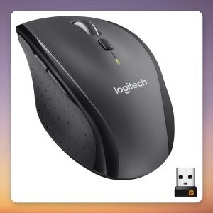 Logitech M705 Marathon Wireless Laser Mouse, 2.4 GHz, Anthracite