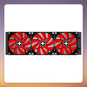 Xilence LiQuRizer LQ360mm 360 mm AIO Liquid Cooler, Black/Red, Intel & AMD