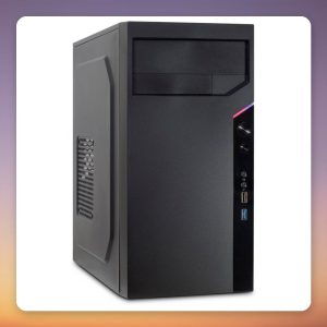 Inter-Tech IT-6505 RETO Micro-ATX Mini Tower Case, Black