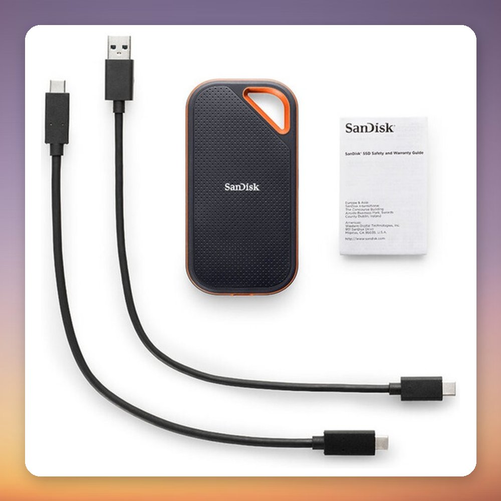 SanDisk Extreme PRO Portable SSD V2 2 TB USB-C 3.2 Gen 2x2, 2,000 MB/s – image 3