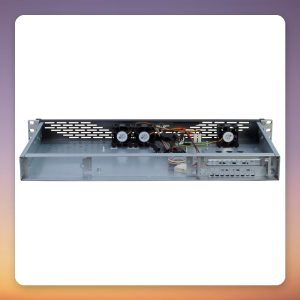 Inter-Tech 1U K-125L Mini-ITX 1U Rack Server Case, Black