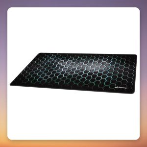 Sharkoon SKILLER SGP30 XXL Mesh Gaming Mouse Pad 900 x 400 mm, Dark Grey/Turquoise