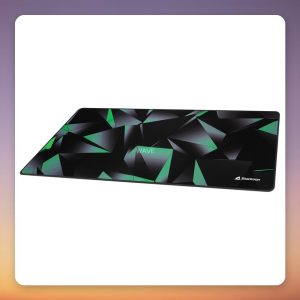 Sharkoon SKILLER SGP30 XXL Stealth Gaming Mouse Pad 900 x 400 mm, Black/Light Green
