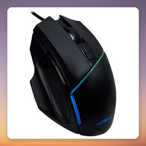 Inter-Tech Nitrox GT-100 RGB Wired Gaming Mouse 6400 DPI, Black