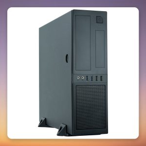 Chieftec CS-12B-300 Compact mATX Case with 300W TFX PSU, Black