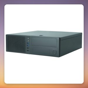 Chieftec CS-12B-300 Compact mATX Case with 300W TFX PSU, Black