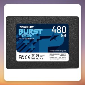 Patriot Burst Elite 480 GB SATA III 2.5″ SSD, 450 MB/s Read