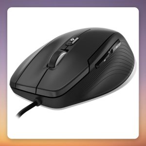 3Dconnexion CadMouse Compact 7200 DPI Wired CAD Mouse, Black/Silver