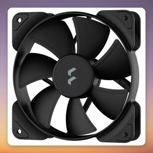 Fractal Design Aspect 12 PWM 120 mm Case Fan, Black, Single Pack