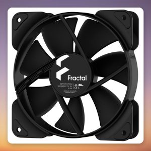 Fractal Design Aspect 12 PWM 120 mm Case Fan, Black, Single Pack