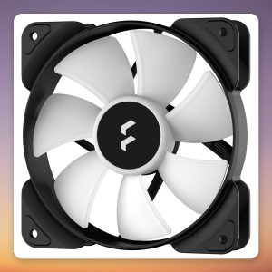Fractal Design Aspect 12 RGB PWM 120 mm Case Fan, Black Frame