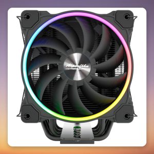 EKL Alpenföhn Dolomit Premium 120 mm Single Tower CPU Cooler, ARGB, Matt Black