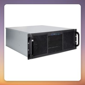 Inter-Tech 4U-40248 4U Rack Server Case, ATX, Black