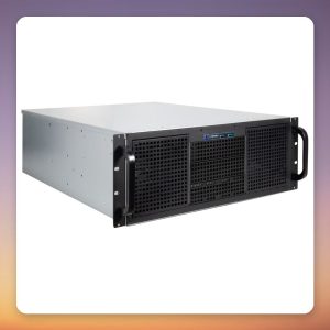Inter-Tech 4U-40255 4U Rack Server Case, E-ATX, Black