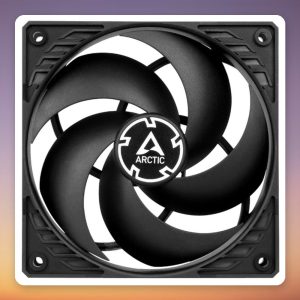 Arctic P12 Silent 120 mm Case Fan, Black, 1050 RPM, FDB, 3-Pin