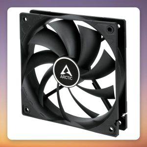 Arctic F12 PWM PST 120 mm Case Fan, Black, 230-1350 RPM, FDB