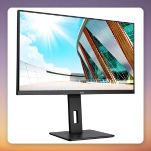 AOC U32P2 32-Inch 4K UHD VA Monitor, 60 Hz, USB Hub, Height Adjustable