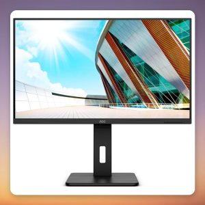 AOC U32P2 32-Inch 4K UHD VA Monitor, 60 Hz, USB Hub, Height Adjustable