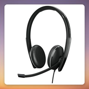 EPOS ADAPT 165T USB-C II Wired Stereo On-Ear Headset, Black
