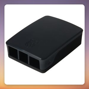 Raspberry Pi Case for Raspberry Pi 4 B, ABS Plastic, Black/Grey