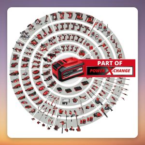 Einhell TC-SR 18 Li BT Portable Bluetooth 5.0 Speaker, Red, Power X-Change (Battery Not Included)