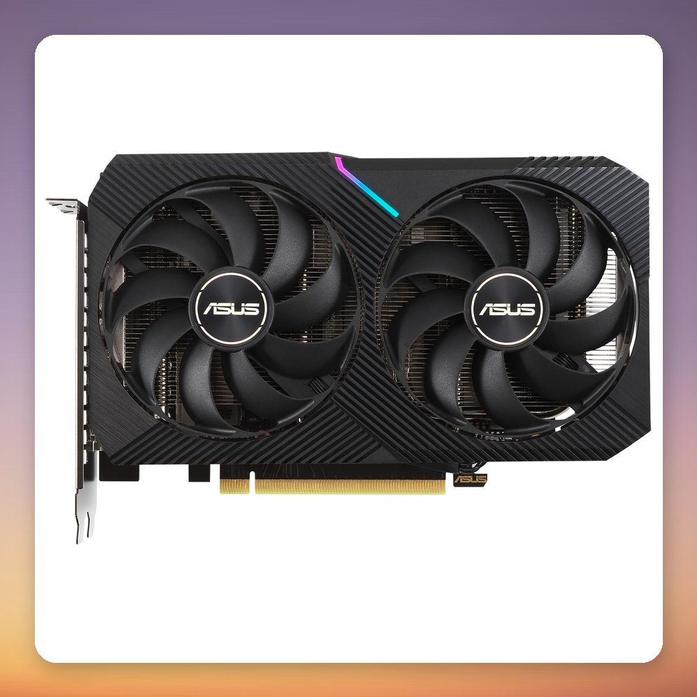 Asus Dual GeForce RTX 3060 OC V2 LHR 12 GB GDDR6 Graphics Card, 2-Slot, 200 mm – image 2