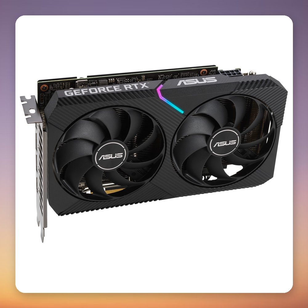 Asus Dual GeForce RTX 3060 OC V2 LHR 12 GB GDDR6 Graphics Card, 2-Slot, 200 mm – image 3