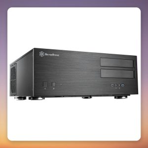 SilverStone Gandia SST-GD08B E-ATX HTPC Case, Black, 33 L, 7 Slots