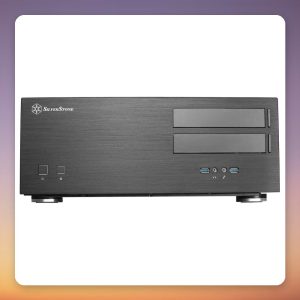 SilverStone Gandia SST-GD08B E-ATX HTPC Case, Black, 33 L, 7 Slots