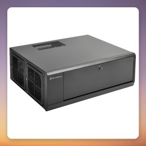 Silverstone Gandia GD10B HTPC Case, ATX, Black, 3x 120 mm Fans