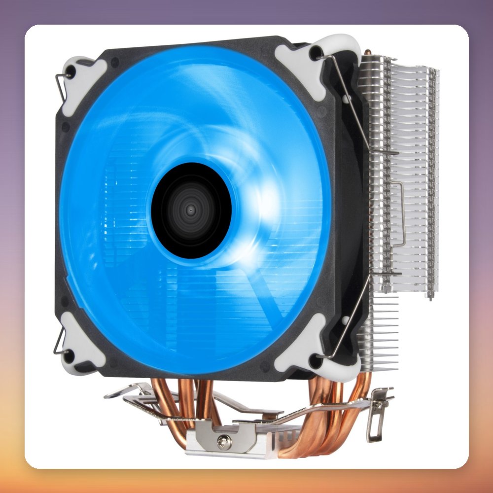 SilverStone AR12 RGB 120 mm Single Tower CPU Cooler with 4 Heatpipes