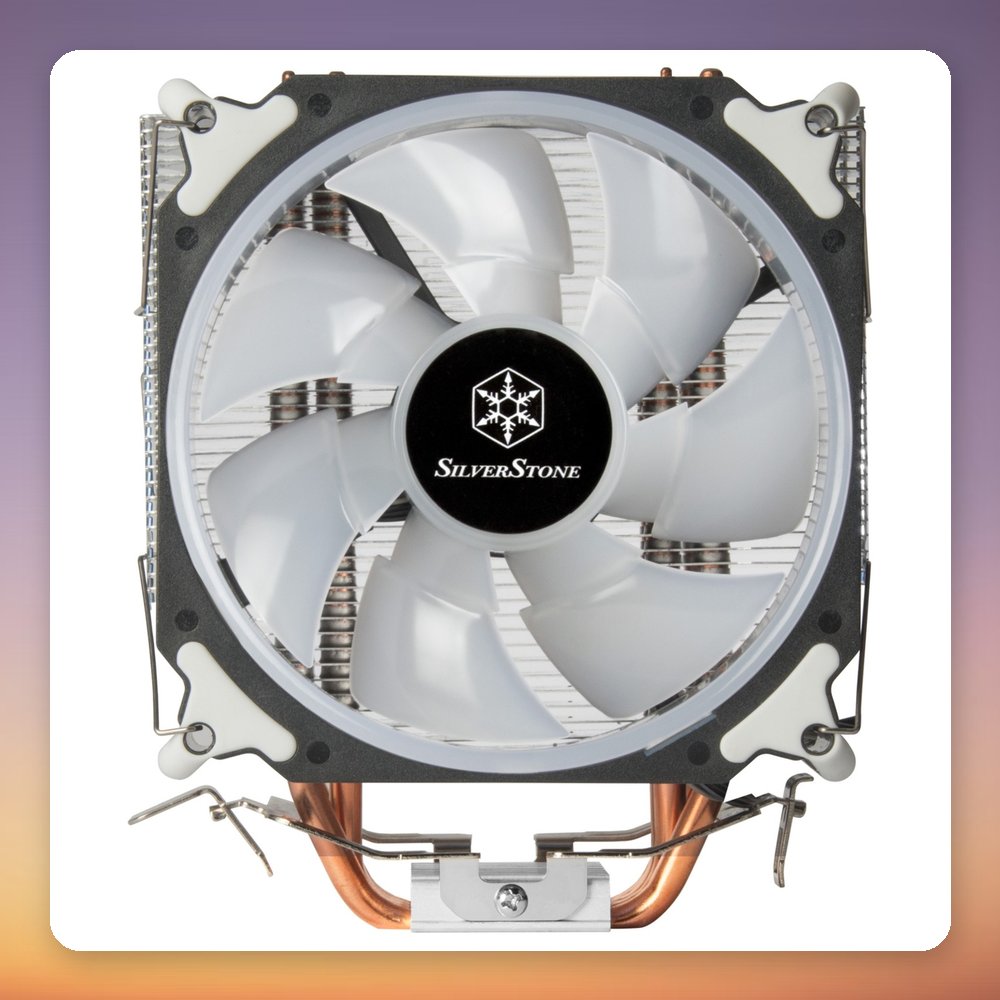 SilverStone AR12 RGB 120 mm Single Tower CPU Cooler with 4 Heatpipes – image 4