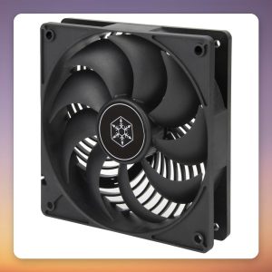 SilverStone AP120I 120 mm Case Fan, Black, 1350 RPM, 18 dB, 3-pin