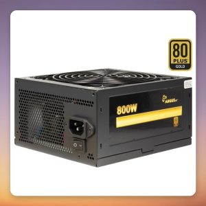 Inter-Tech Argus GPS-800 800W 80 PLUS Gold ATX Power Supply, Black