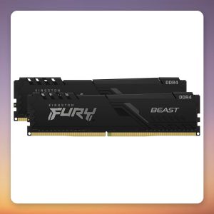 Kingston FURY Beast 16 GB DDR4-3600 CL17 (2×8 GB) Intel XMP