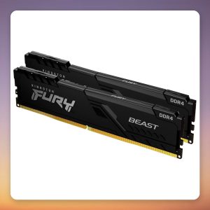 Kingston FURY Beast 32 GB DDR4-3200 CL16 (2×16 GB) Intel XMP