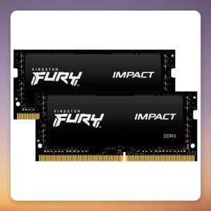 Kingston FURY Impact 64 GB DDR4-3200 CL20 SO-DIMM (2×32 GB) Intel XMP