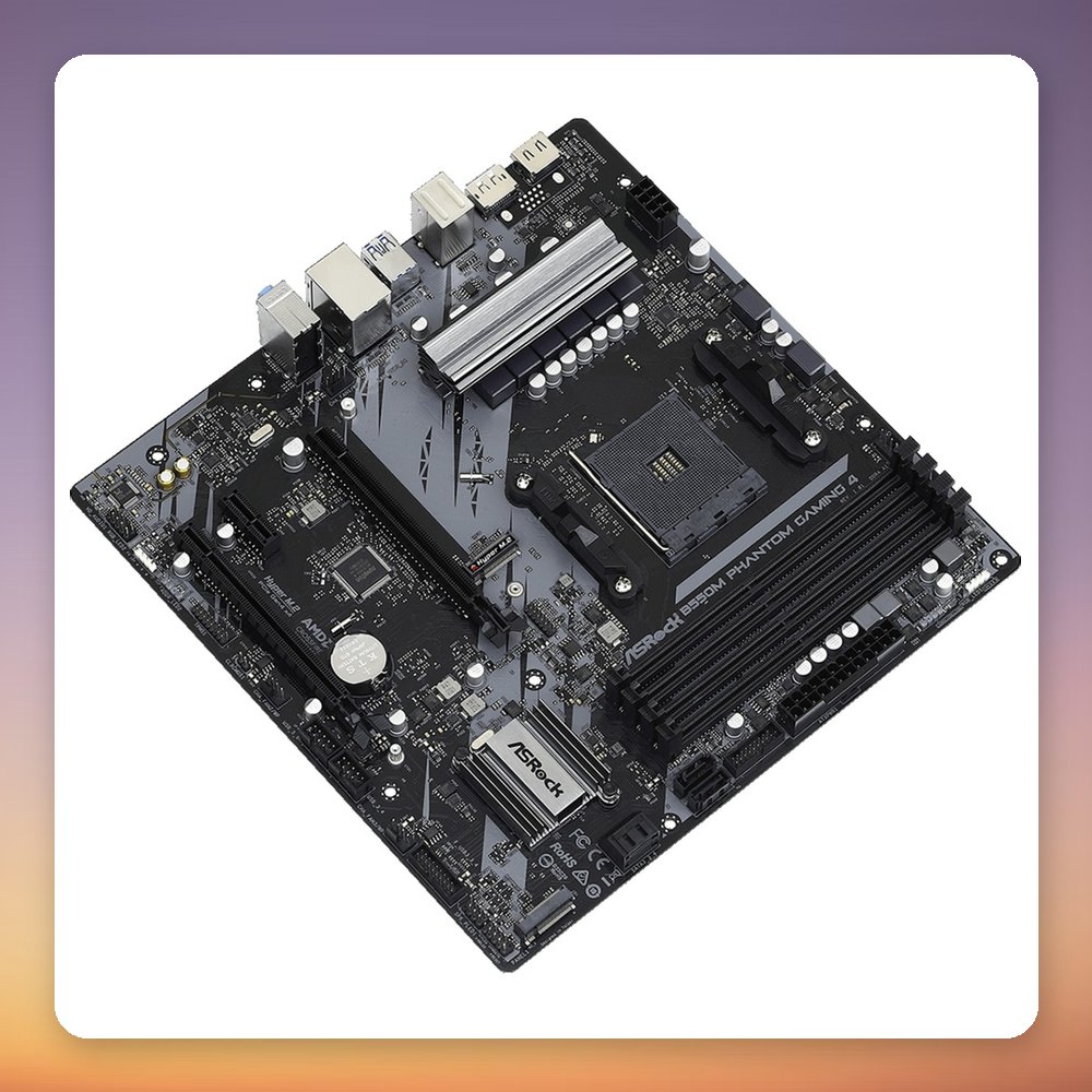 ASRock B550M Phantom Gaming 4 AM4 Micro-ATX Motherboard, AMD B550, DDR4 – image 4