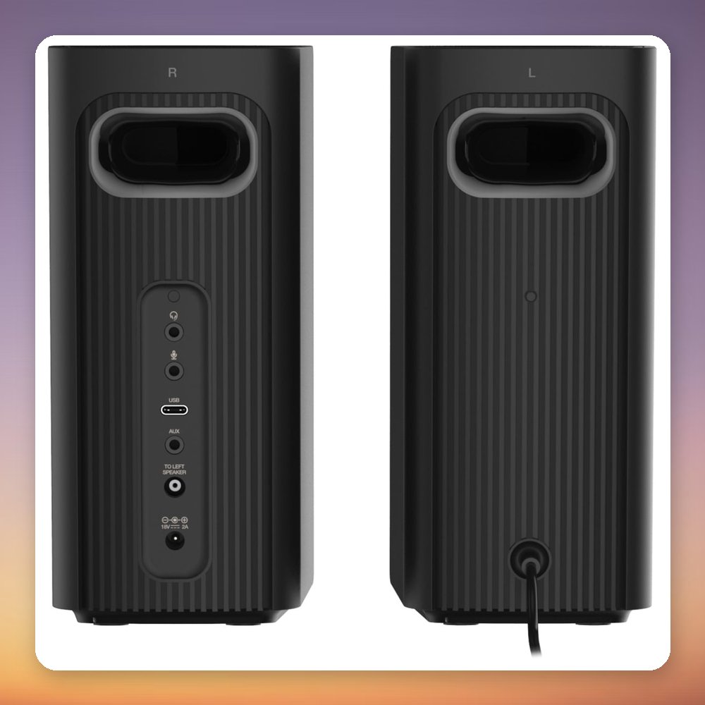 Creative T60 2.0 Bluetooth 5.0 PC Speakers, 30 W RMS, Black – image 3