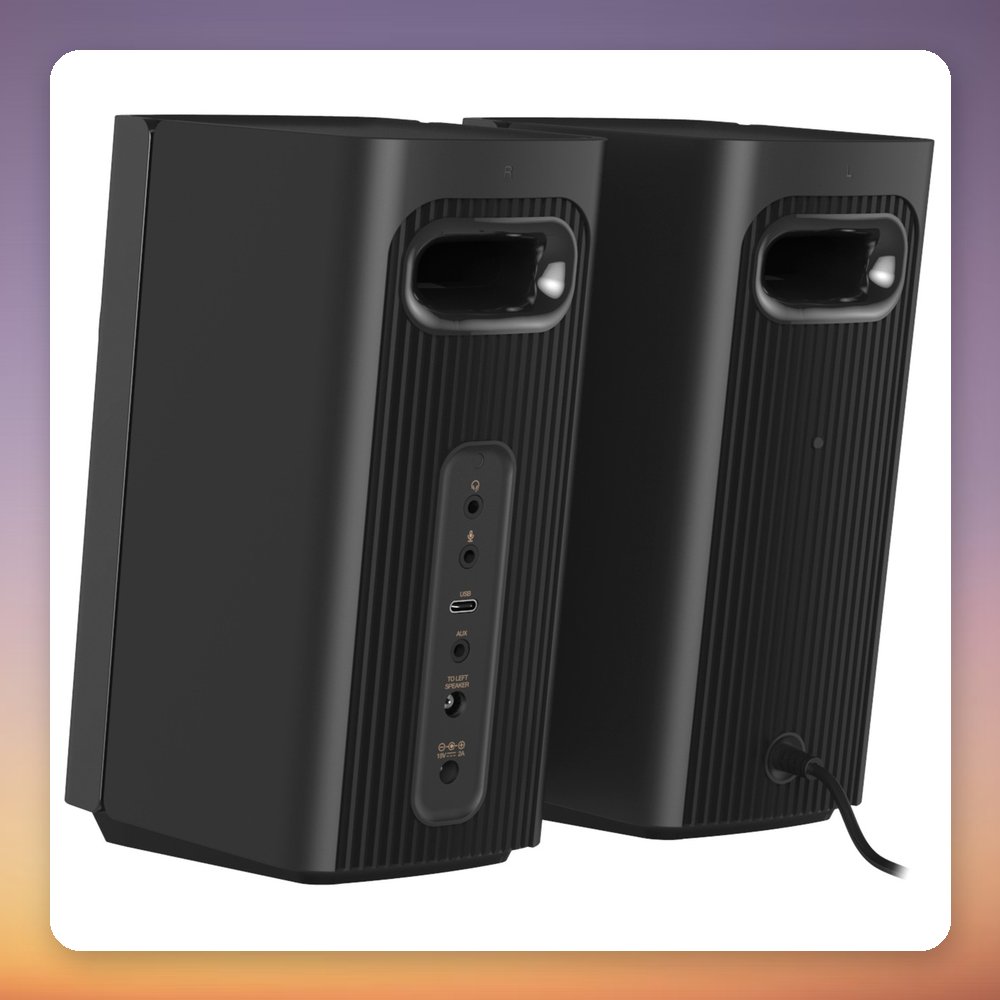 Creative T60 2.0 Bluetooth 5.0 PC Speakers, 30 W RMS, Black – image 4
