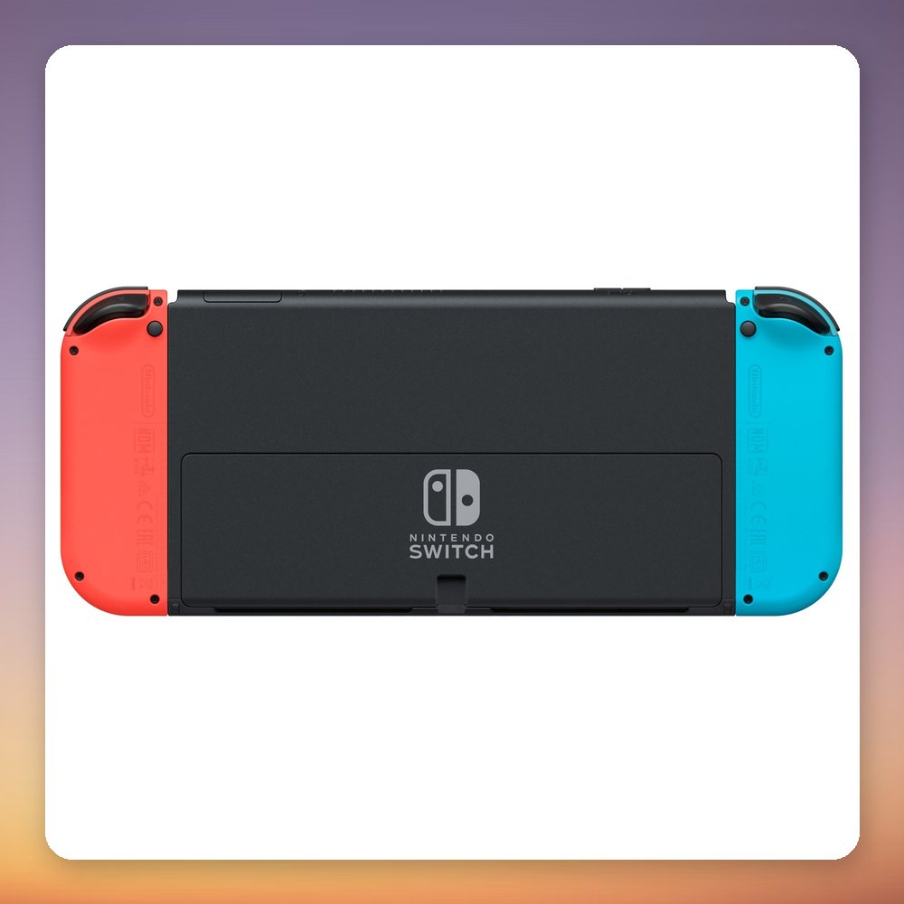 Nintendo Switch OLED Model 64 GB Handheld Console, Neon Red/Neon Blue – image 6