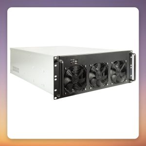 Inter-Tech 4F28 Mining Rack 4U Server Case, 28x 3.5″ Bays, E-ATX, Black