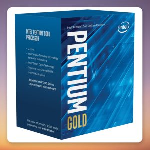 Intel Pentium Gold G7400 Dual-Core LGA1700 Processor, 3.7 GHz, Boxed with Cooler