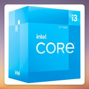 Intel Core i3-12100 4-Core LGA1700 Processor, 3.3-4.3 GHz, Boxed with Cooler