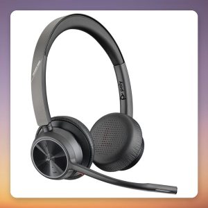 HP Poly Voyager 4320 UC Wireless Headset, Black, USB-A, Teams Certified