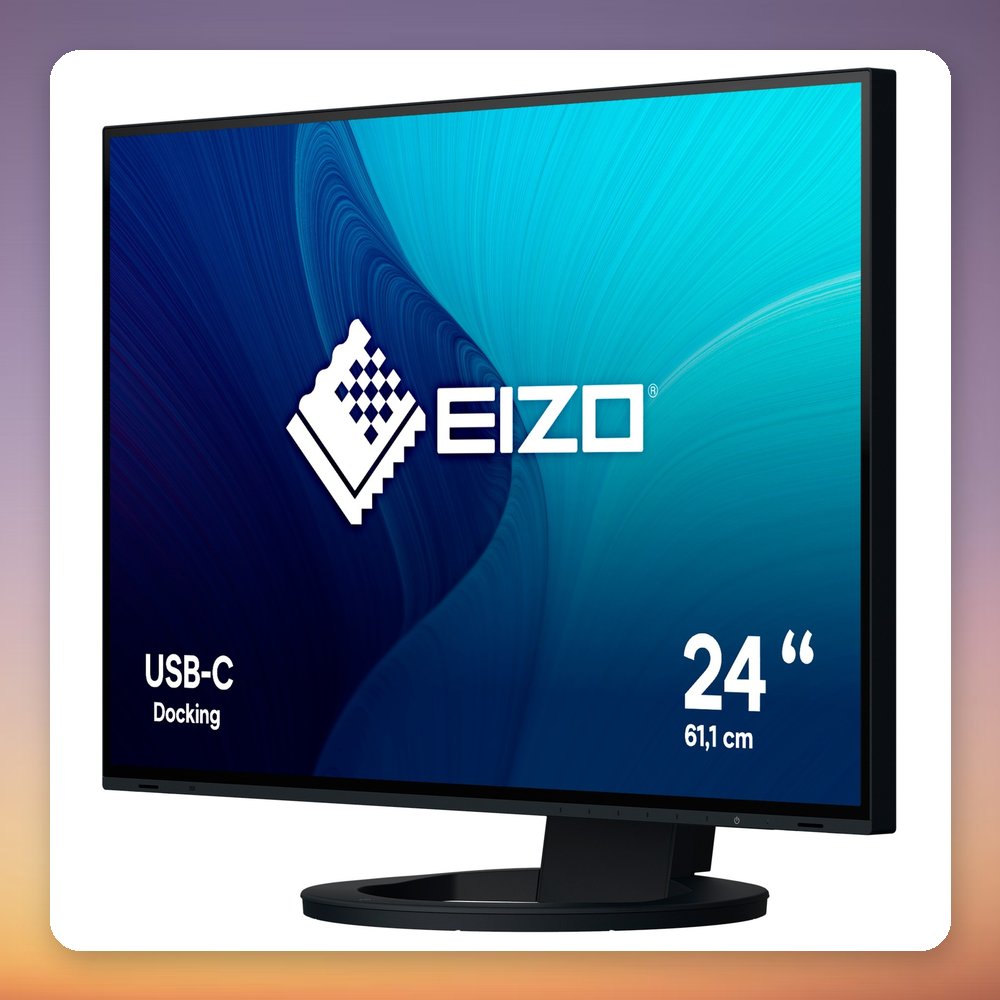 Eizo FlexScan EV2485 24.1-Inch WUXGA IPS Monitor, USB-C 70W, Black – image 3