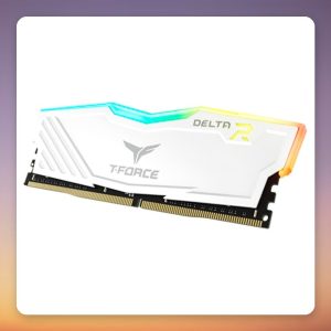Team Group Delta RGB 16 GB DDR4-3200 CL16 (2×8 GB) Intel XMP, White