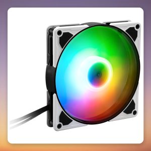 Sharkoon SilentStorm 140 PWM RGB 140 mm Case Fan, Addressable RGB