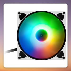 Sharkoon SilentStorm 140 PWM RGB 140 mm Case Fan, Addressable RGB