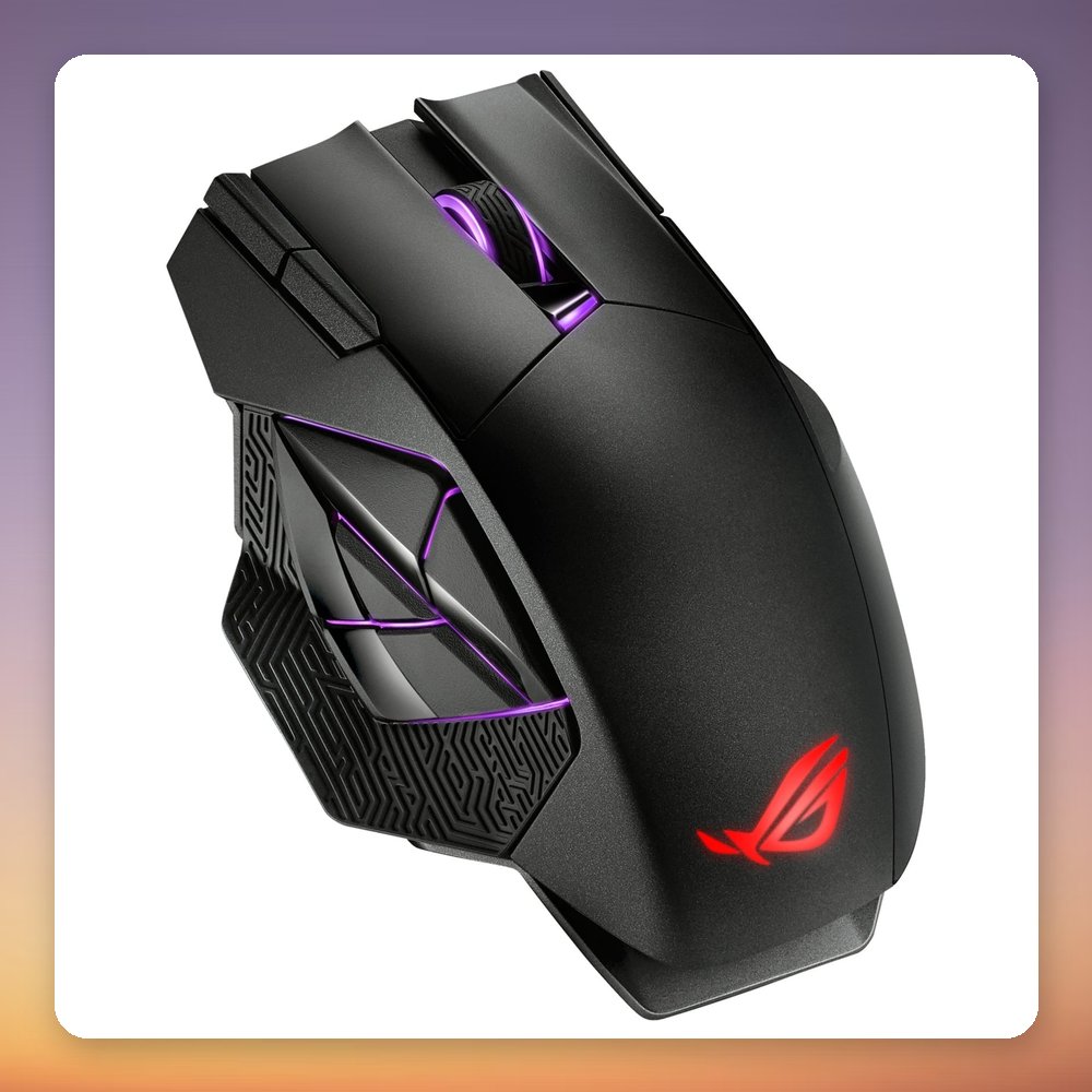 ASUS ROG Spatha X Wireless Gaming Mouse, 19000 DPI, 12 Buttons, Black – image 2